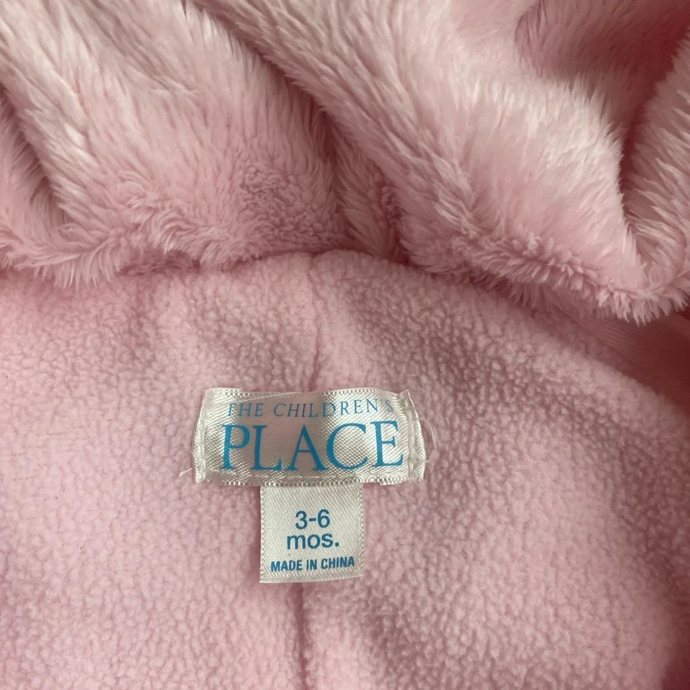 Pink Puffer Baby Snowsuit with Hood